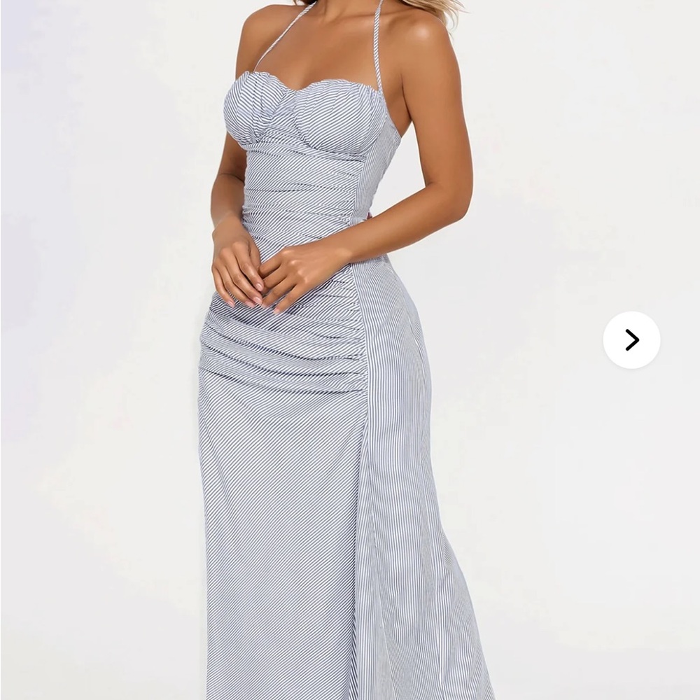 Fashionnova spring fling Striped Maxi Dress